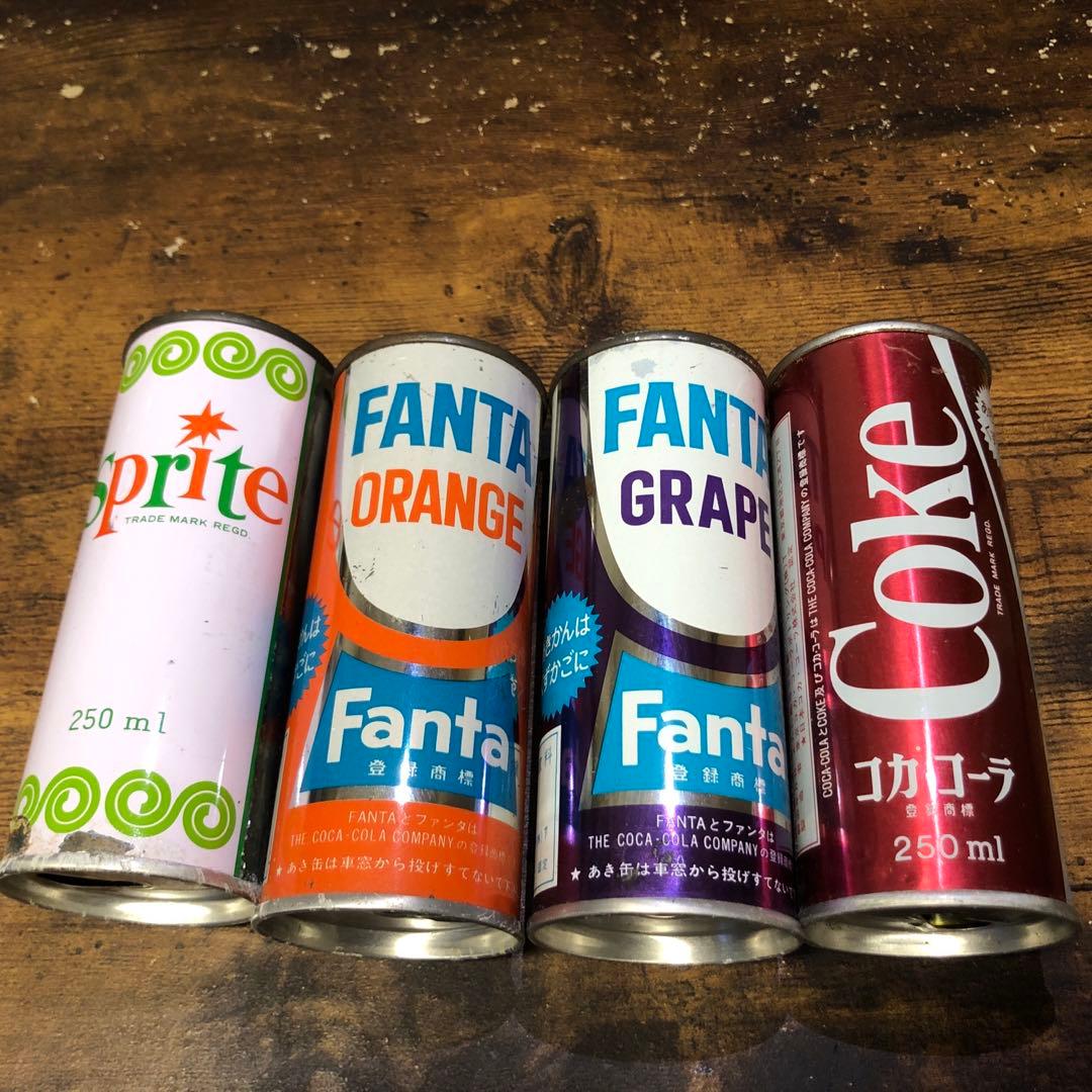 レトロ缶4缶セット