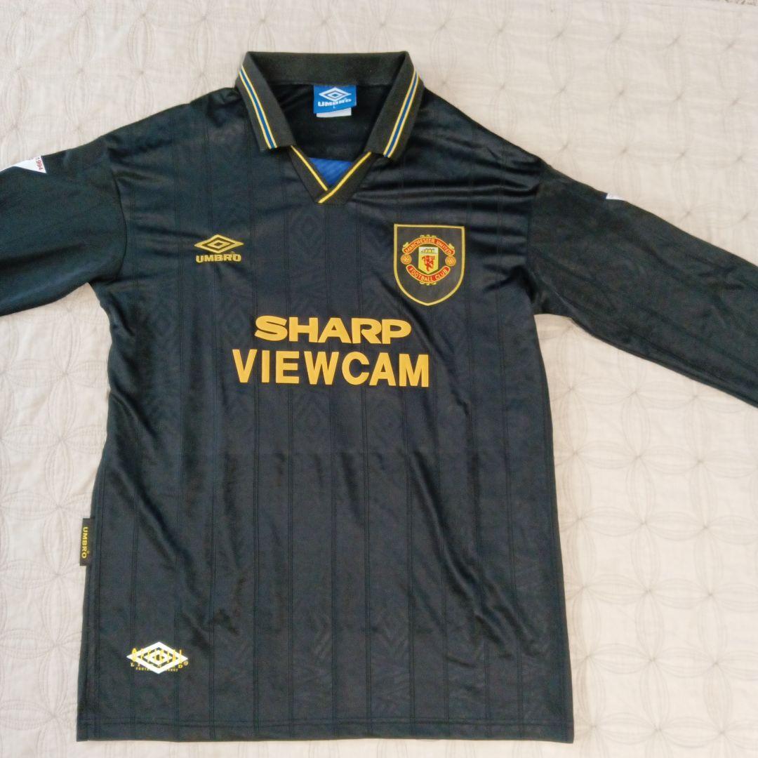 アンブロマンチェスターユナイテッドアウェイシャツ復刻版Lサイズ