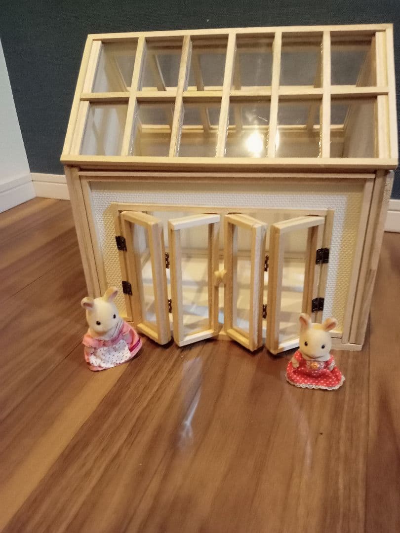 組み立て式　ドールハウス　ケース　ハンドメイド