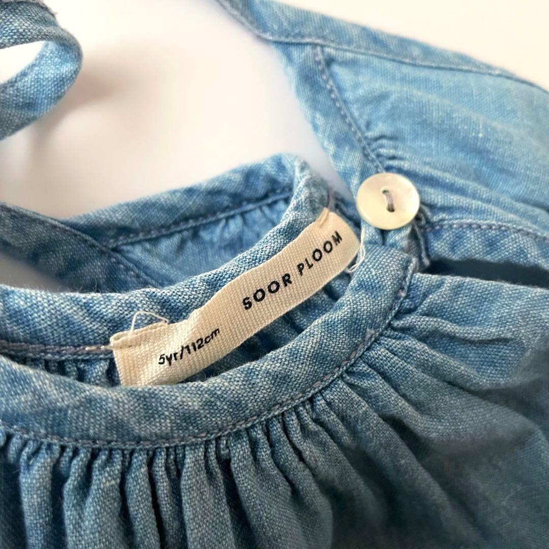 SOOR PLOOM デニムブルー チュニック 5Y