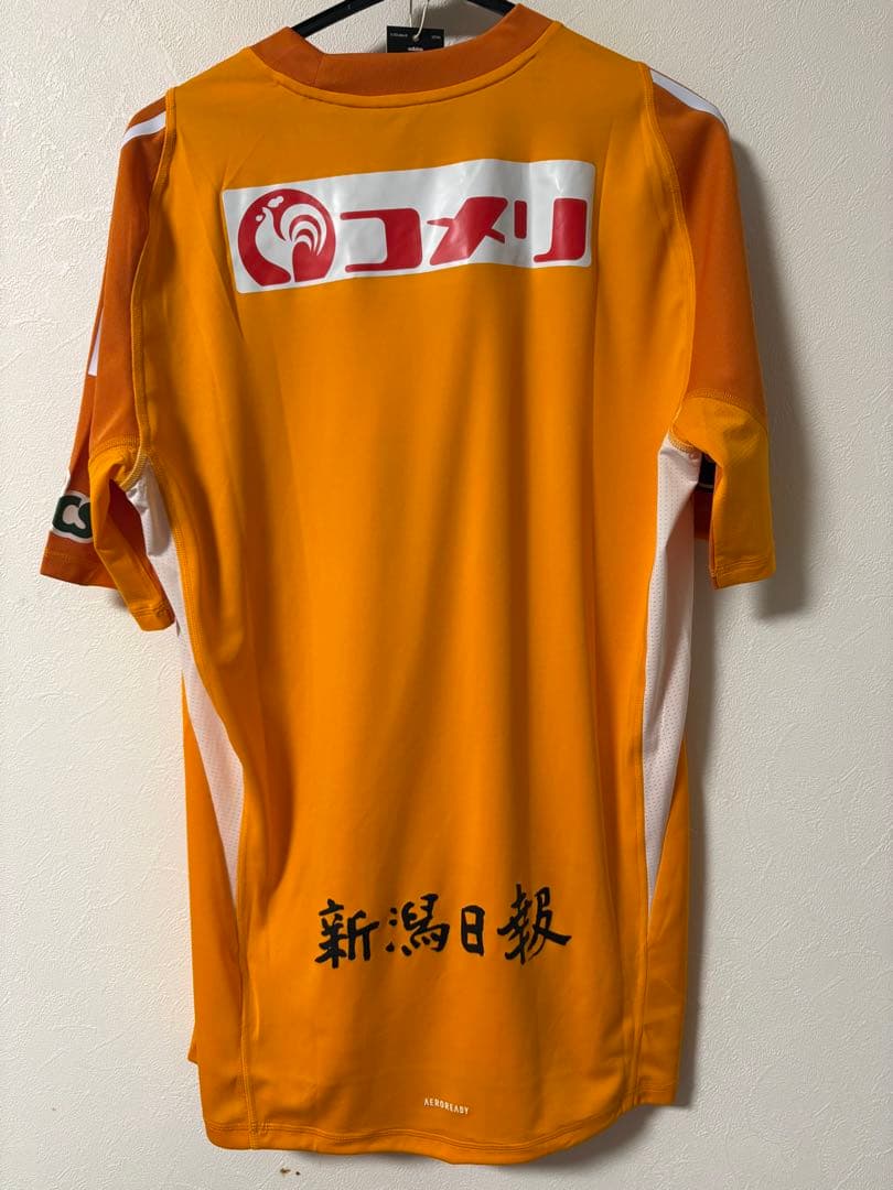 adidasアルビレックス新潟2025GK2ndORGユニフォーム3XL未使用品