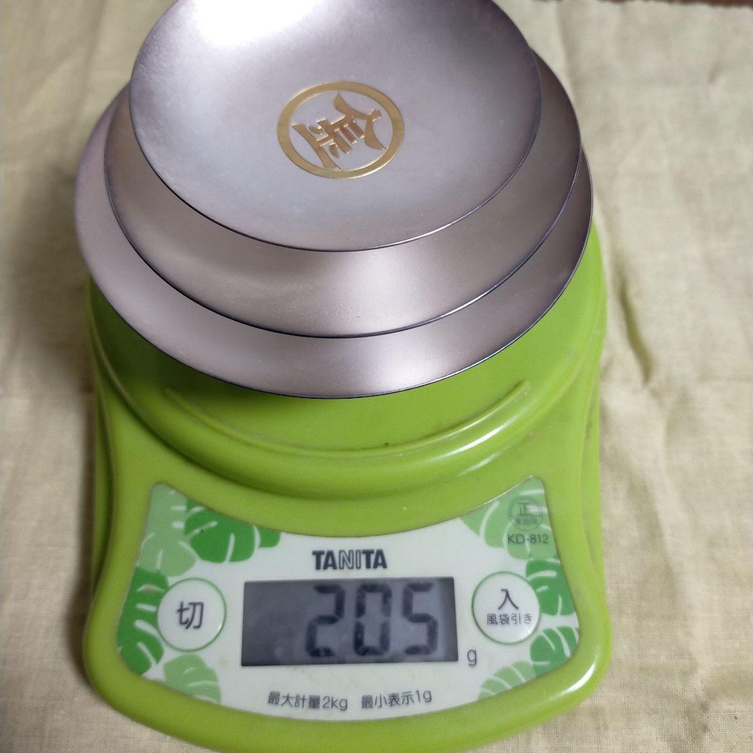 純銀杯 3点 純銀刻印あり 205g