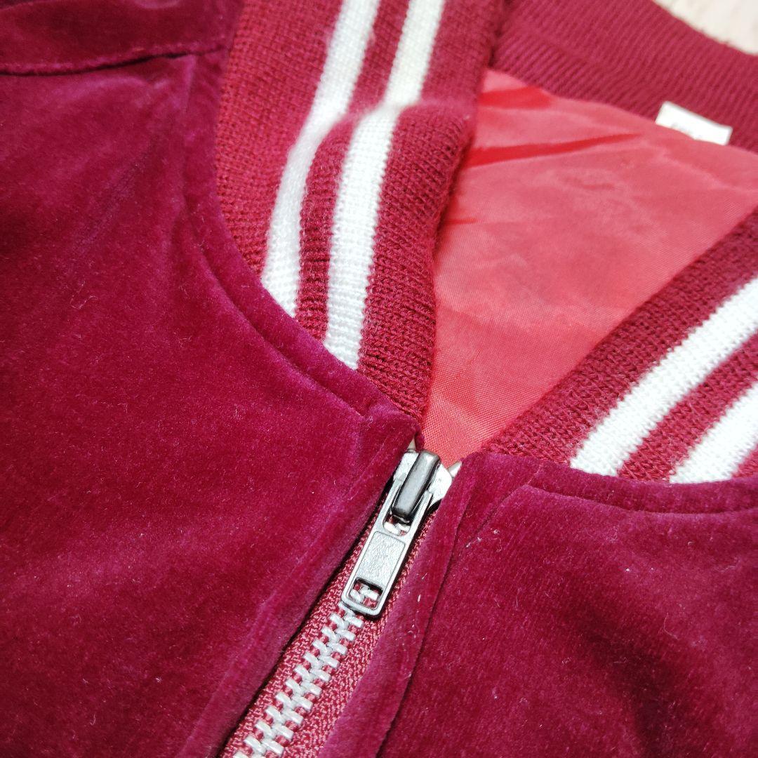 ね*め様 希少カラー　別珍　ベロア　スカジャン　風神雷神　龍　ユニセックス　Y2