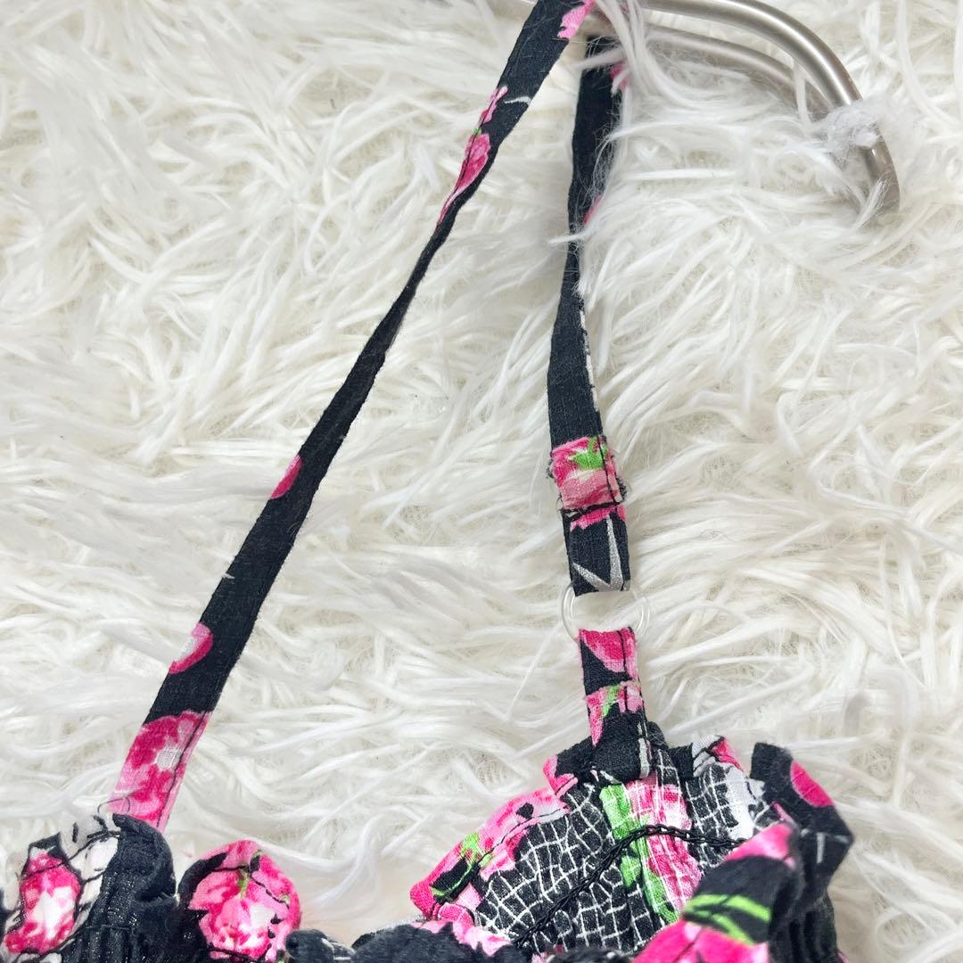 ま*や様 美品♡浴衣ドレス 薔薇柄 地雷系 平成姫ギャル160cm 和ロリY2K