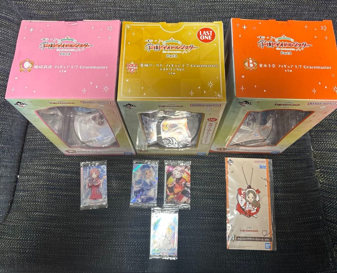 学園アイドルマスター 学マス 一番くじ　フィギュア ラストワン賞 B賞C賞　4