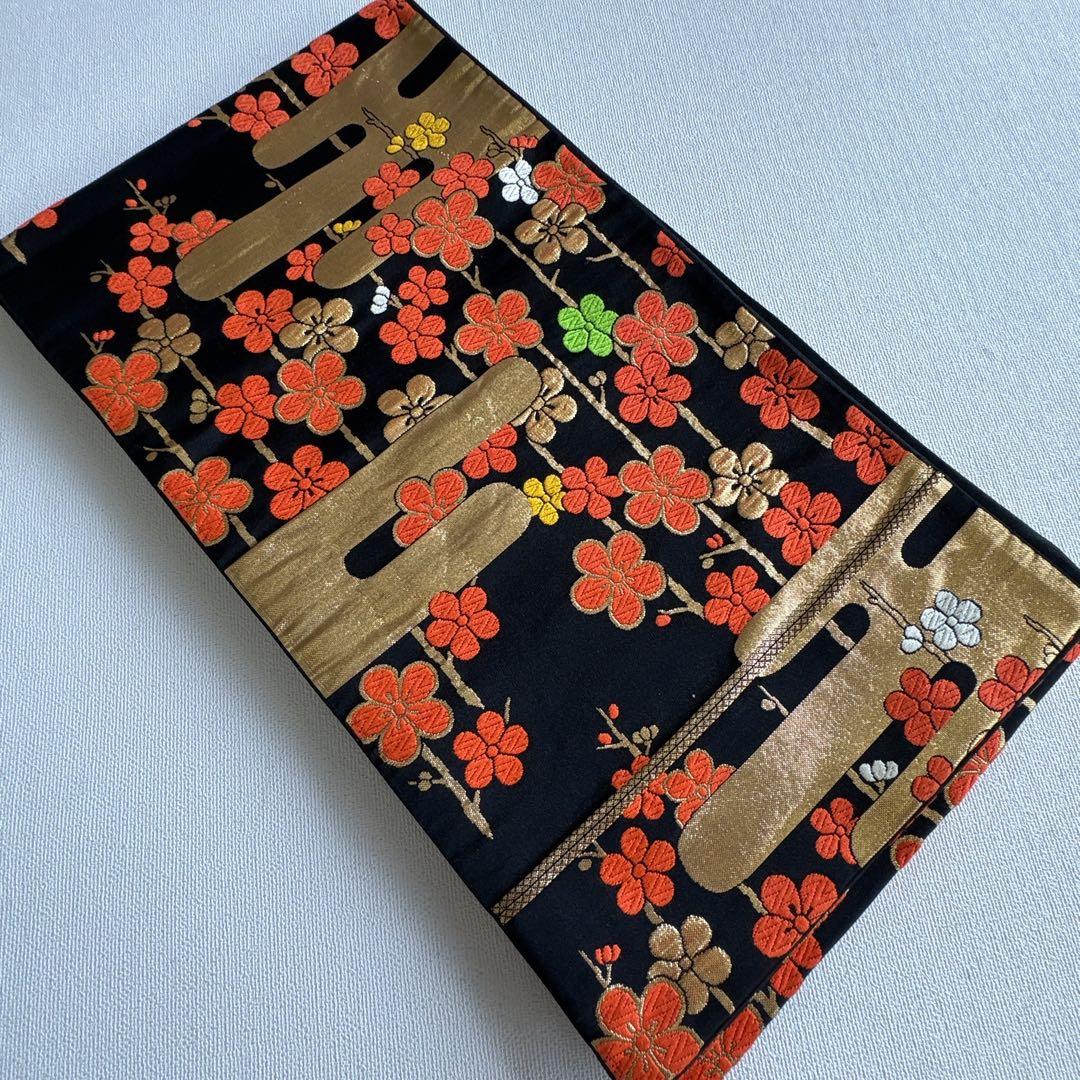 七五三　7歳女の子　フルセット　きものピンク　帯黒地　正絹　簡単半襟　7281