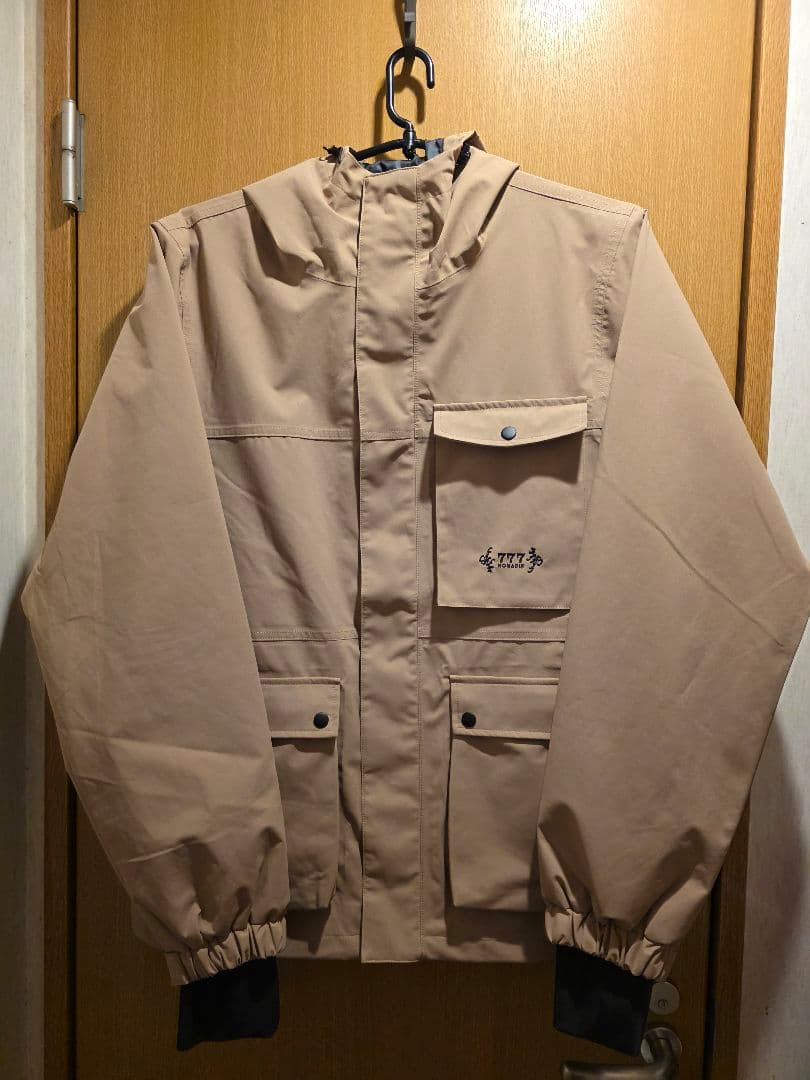 777 PNT スノーボードウェア ベージュ 上下セット XL