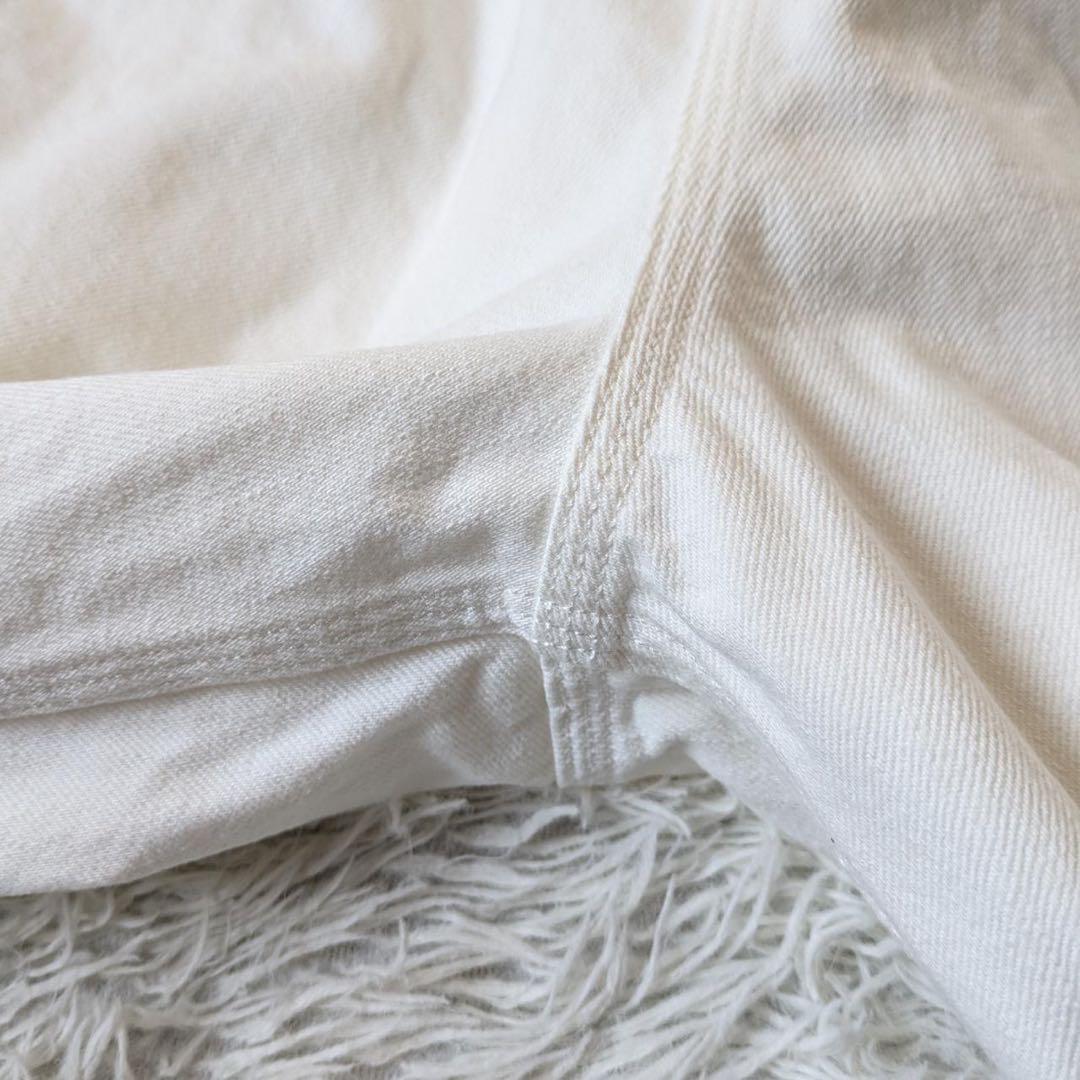 BASCO nest/バスコ　マオパンツ　ホワイトデニムパンツ　Free