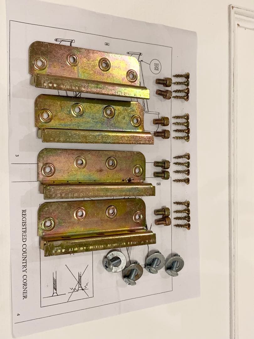 カントリーコーナー　ロマンスダブルベッド　シャビーホワイト　フレンチ家具　木製