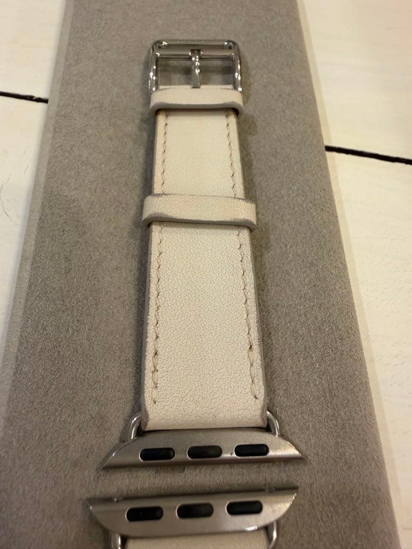 Apple Watch エルメス　ホワイト　レザー　バンド