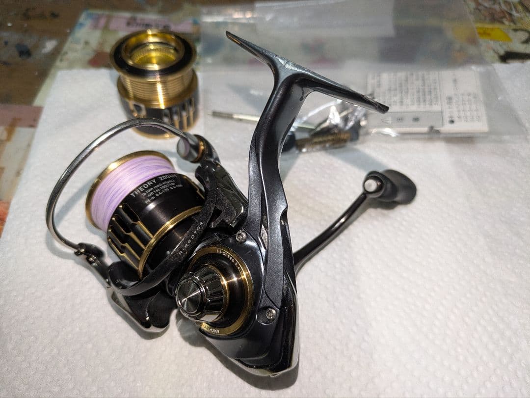 ダイワ セオリー2004H フルベアリング化 マグシールドレス化　スプールおまけ
