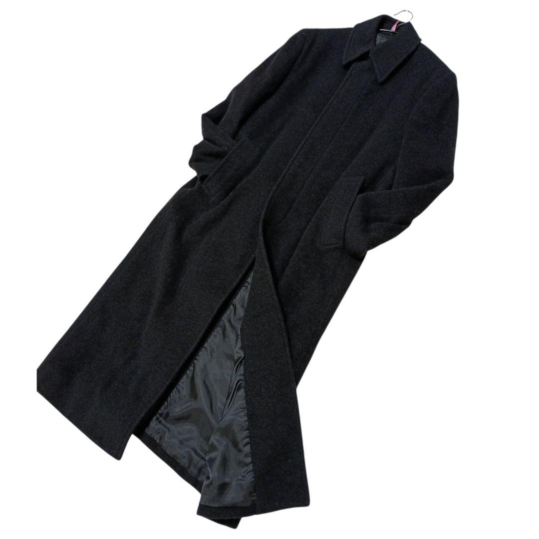 ARTIGIANO アルティジャーノ カシミヤ混 マキシ丈 比翼 ロング コート