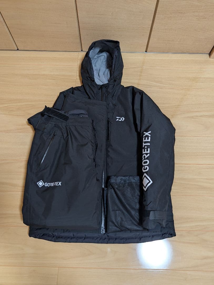 ダイワ DW1923 ゴアテックス プロダクト ウィンタースーツ XL ブラック