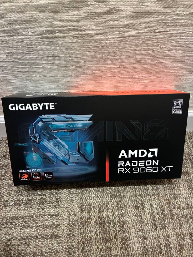 グラフィックボード・グラボ・ビデオカード GIGABYTE Radeon RX 9060 XT Gaming OC 8GB