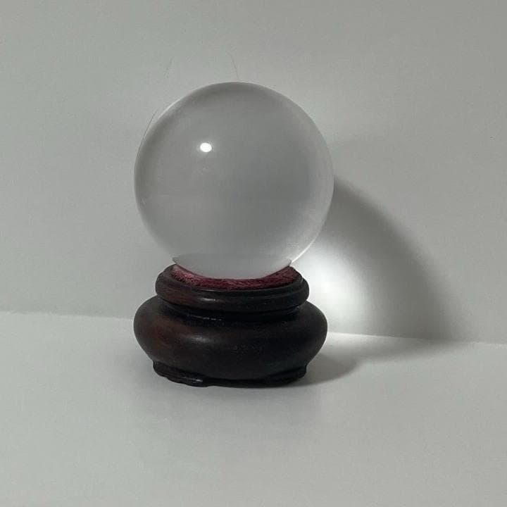 水晶玉　無色　直径約5㎝
