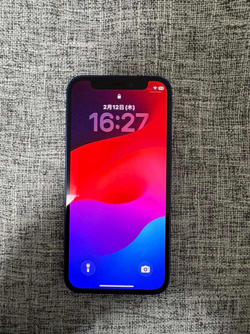 Apple iPhone 12 本体 青　ブルー