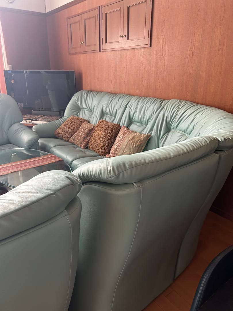 【送料無料】セット5人掛け×2＋1人掛け×1＋テーブル×2