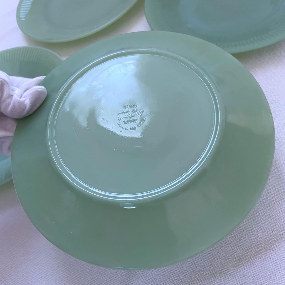 Fire-Kingファイヤーキング　ジェーンレイ　23cmプレート４枚セット