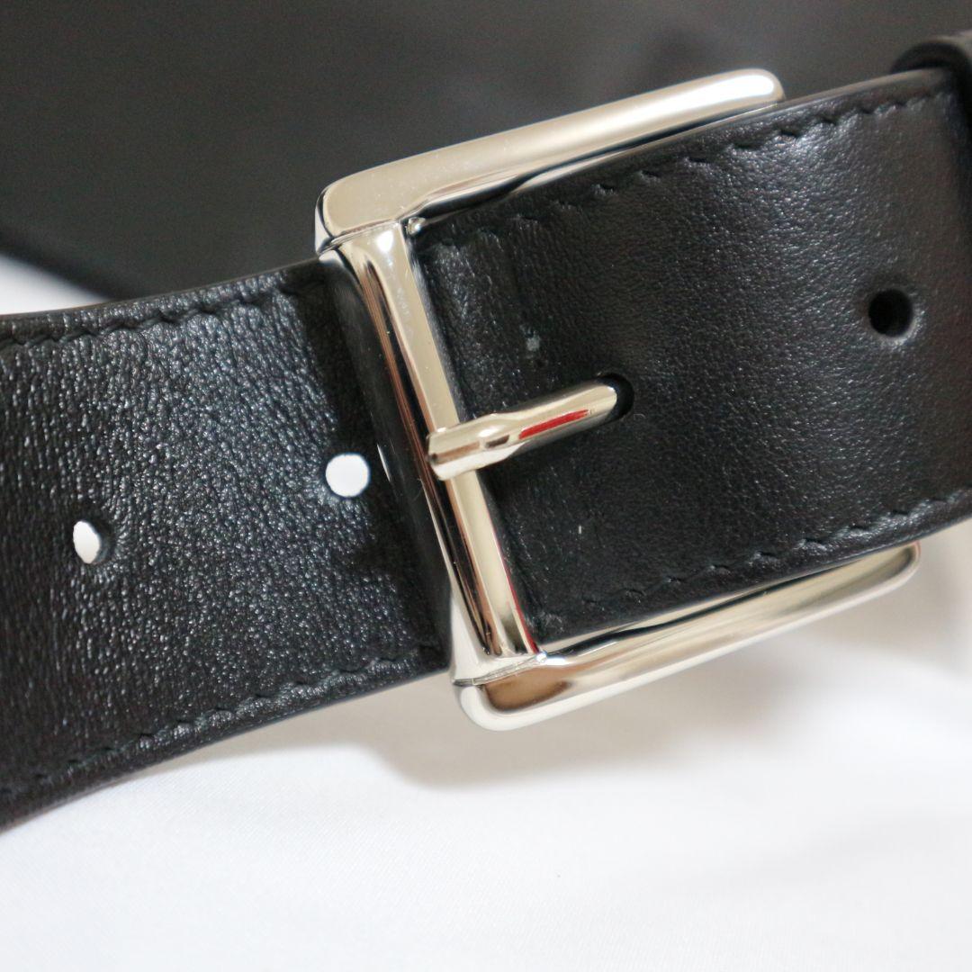 【美品】JIMMY CHOO ジミーチュウ ブラック レザー ボディバッグ