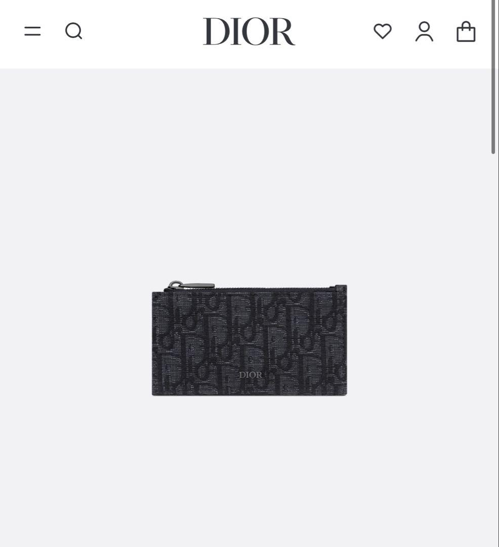 Dior カード・ケース ブラック 美品