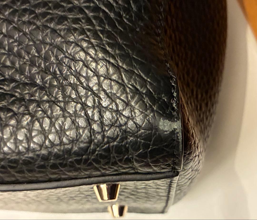 FURLA フルラ　ジョアン　トートバッグ　ブラック　シボ革　大容量　黒