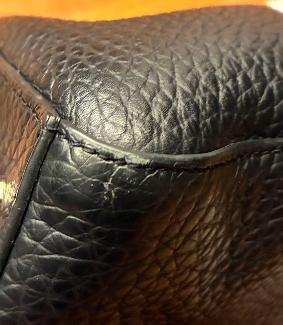 FURLA フルラ　ジョアン　トートバッグ　ブラック　シボ革　大容量　黒