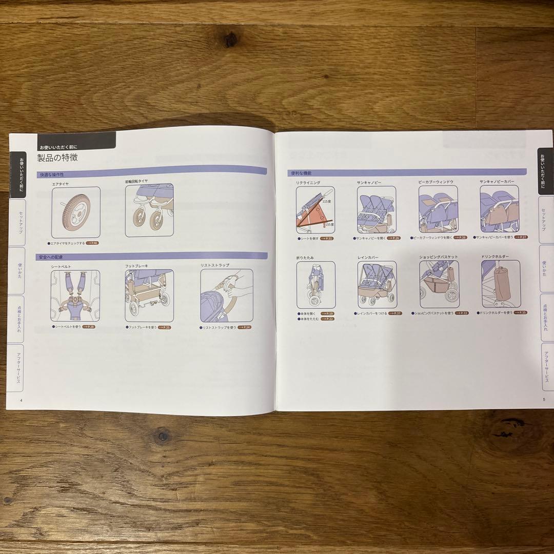 エアバギー ココダブル　AIR BUGGY COCO DOUBLE アースブルー