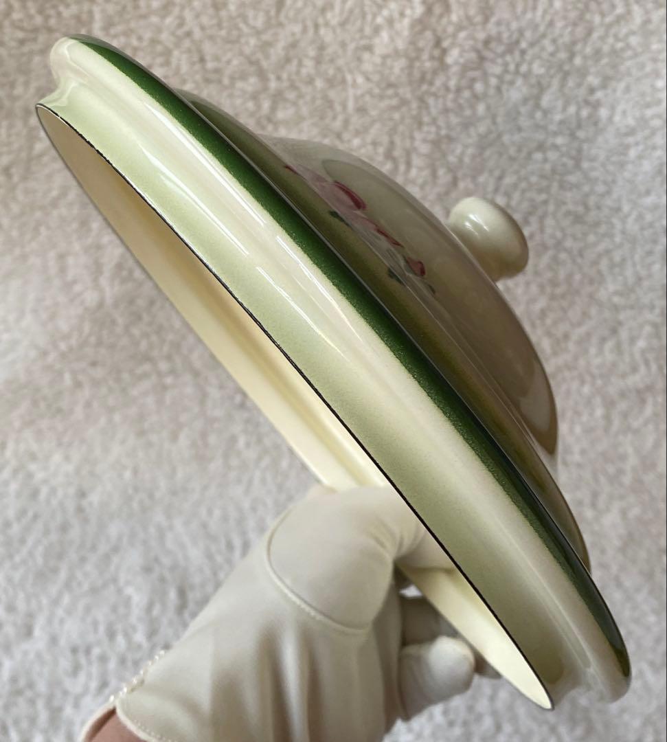 ☘️イマン☘️ イヴ　ホーロー製取っ手付きビード入りストッカーMサイズ