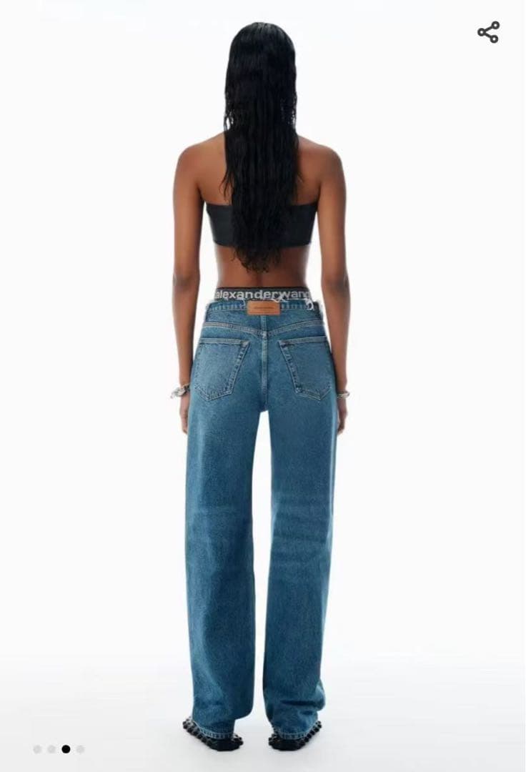 るみ♡3日まで発送不可 　alexander wang ジーンズ