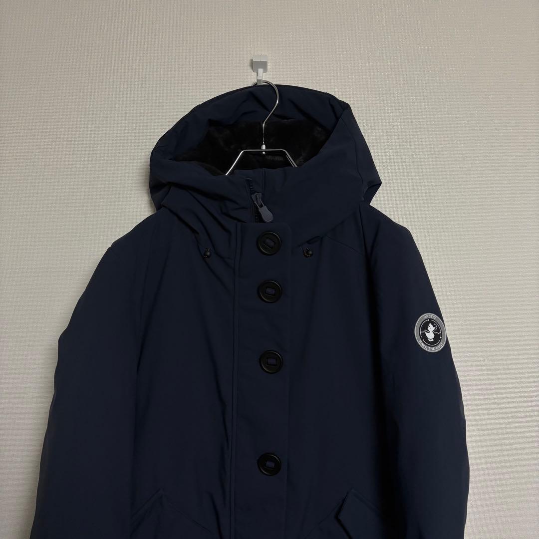【極美品】セーブザダック エコダウン ネイビー ロング
