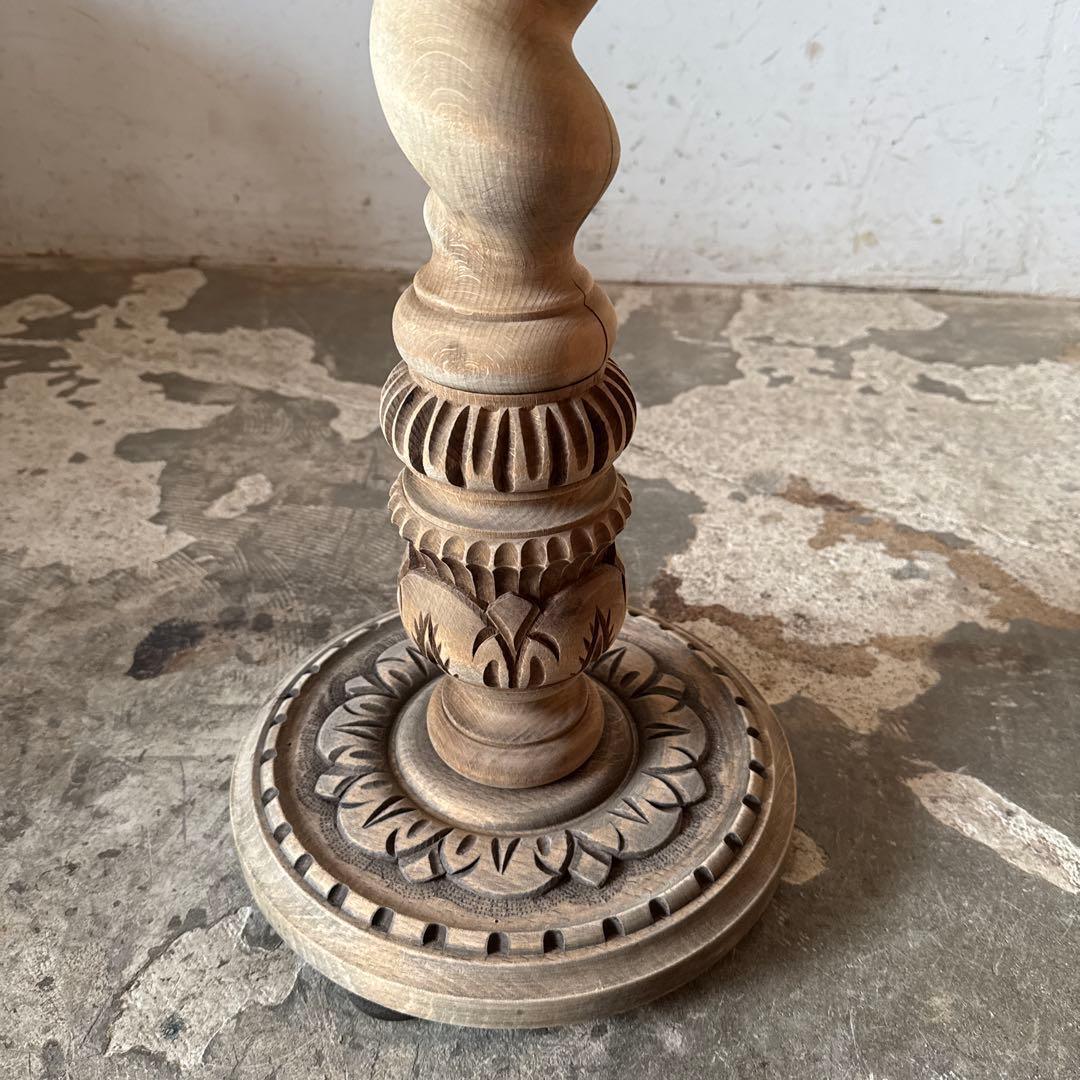 ビンテージ サイドテーブル　フラワースタンド　花台　剥離