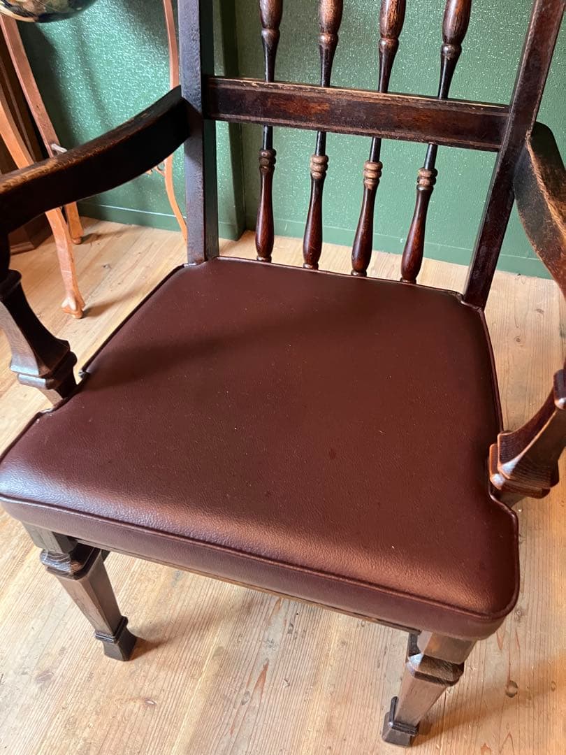 飛騨 キツツキ アームチェア 椅子 アンティーク インテリア 当時物 昭和レトロ