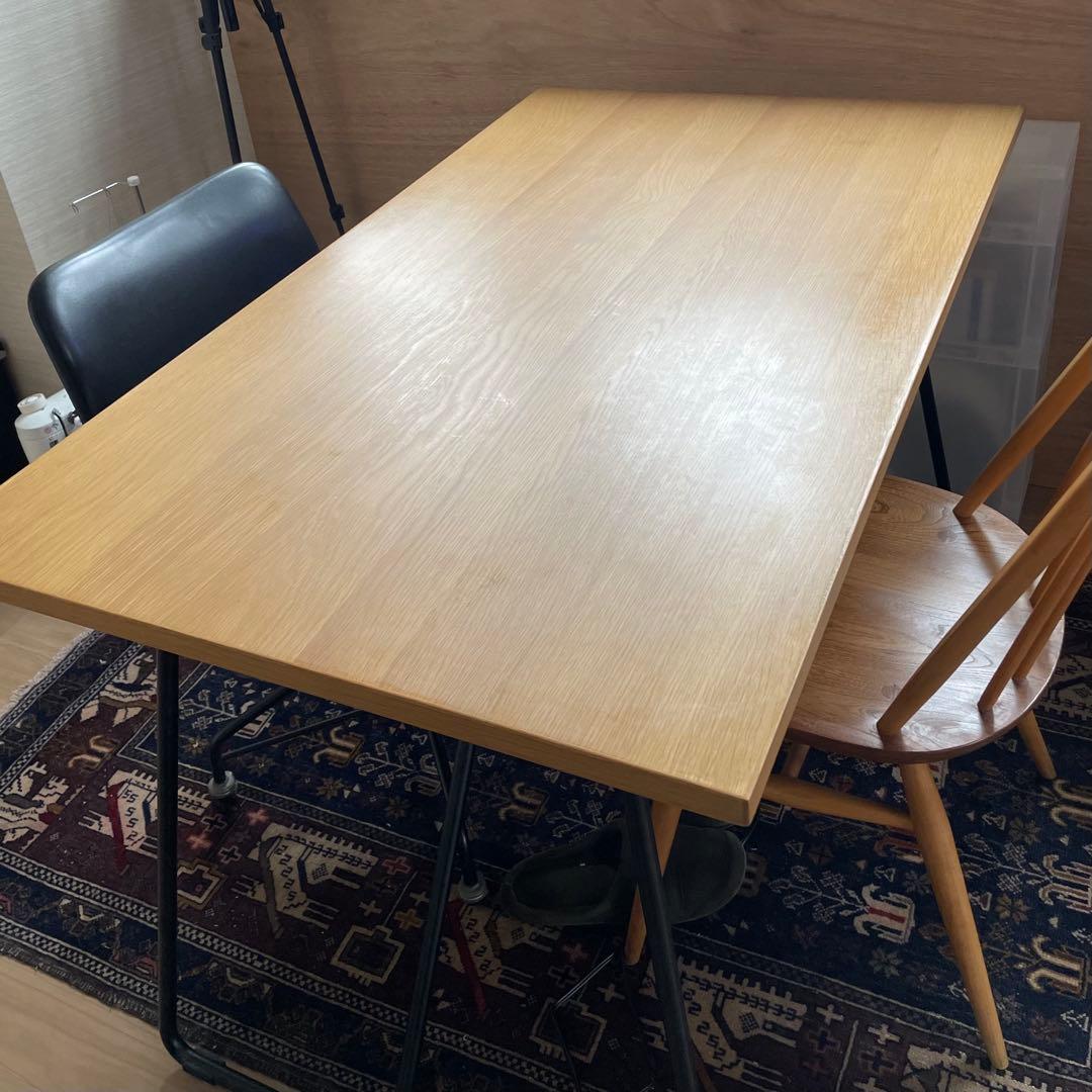 無印良品、木製折りたたみテーブル120cm