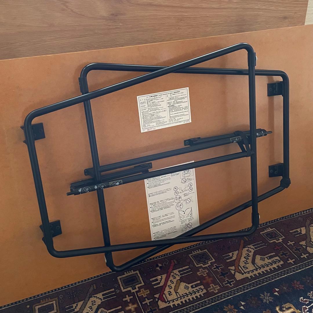 無印良品、木製折りたたみテーブル120cm