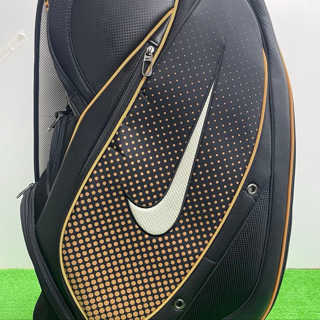 NIKE GOLF キャディバッグ 9インチ ゴルフバッグ 黒
