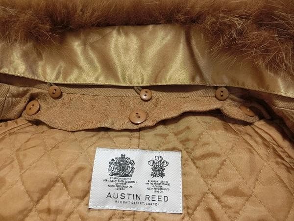 みゆ　オースチンリード　ライナー付　ファー　ベルテッド　チェスターコート