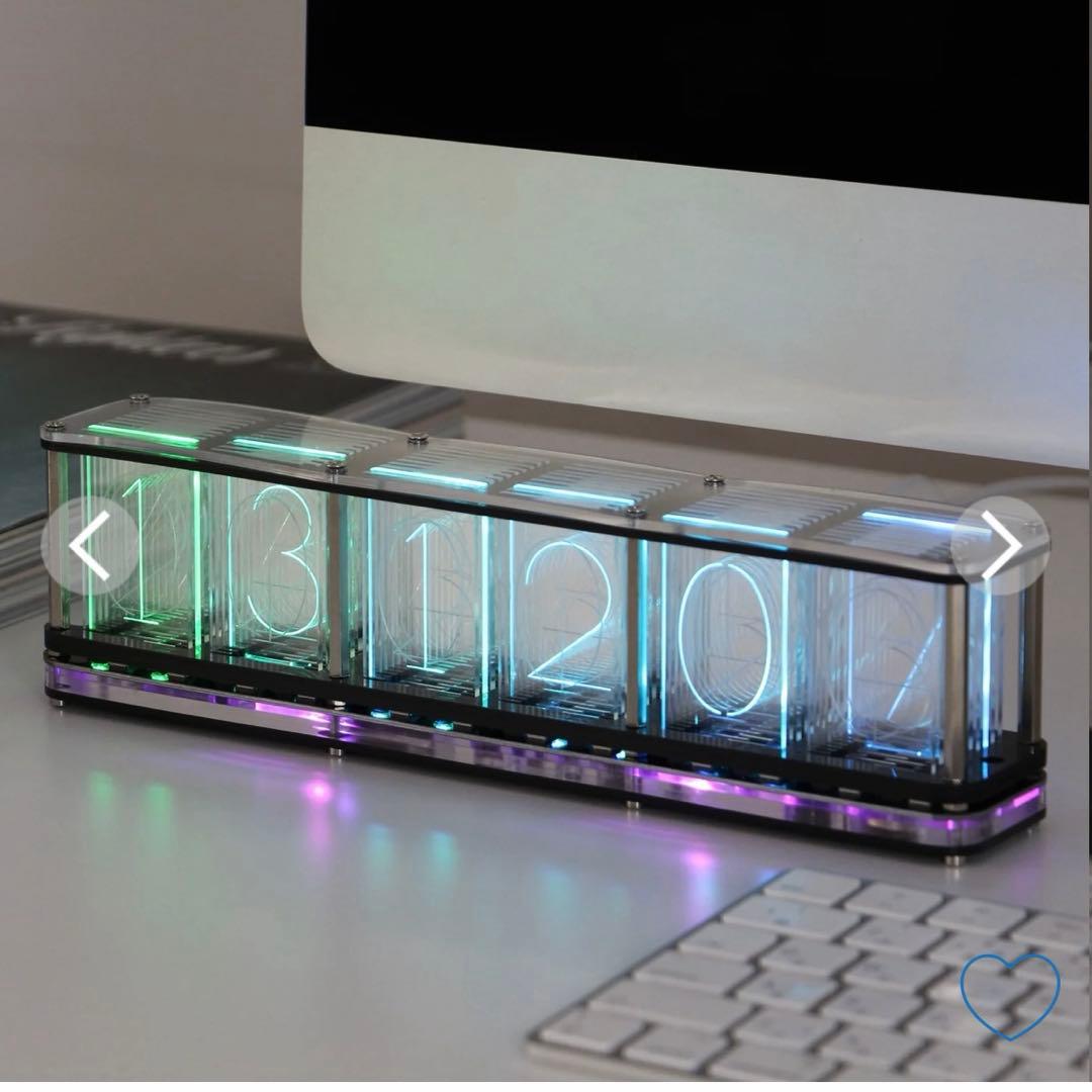 インテリア時計 RGB TUBE CLOCK