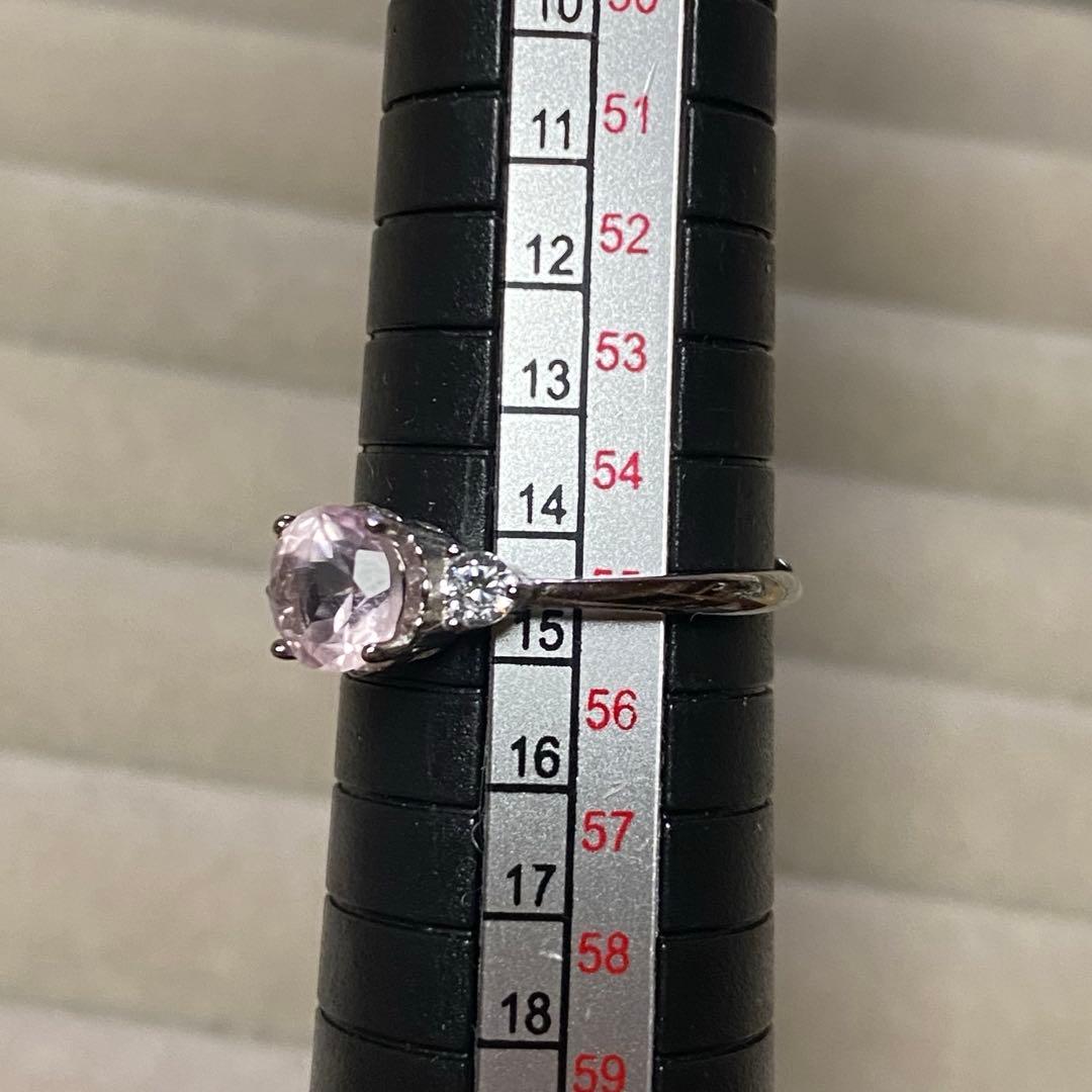 高品質 モルガナイト リング フリーサイズ