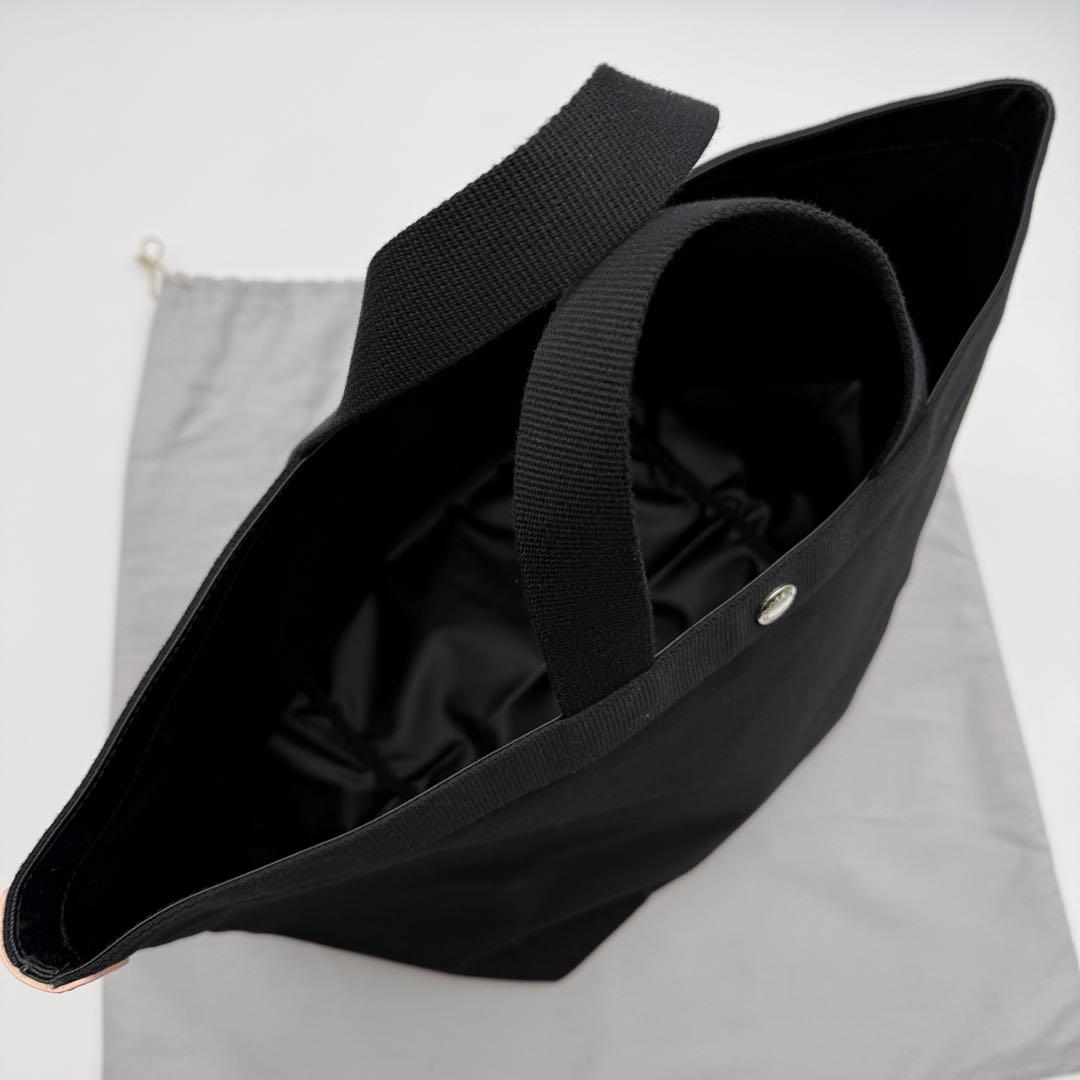 【限定 美品】エルベシャプリエ725CD コーデュラ舟型トート L ノワール