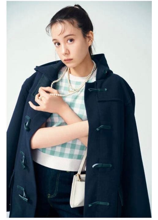 IENA ダッフルコート ネイビー