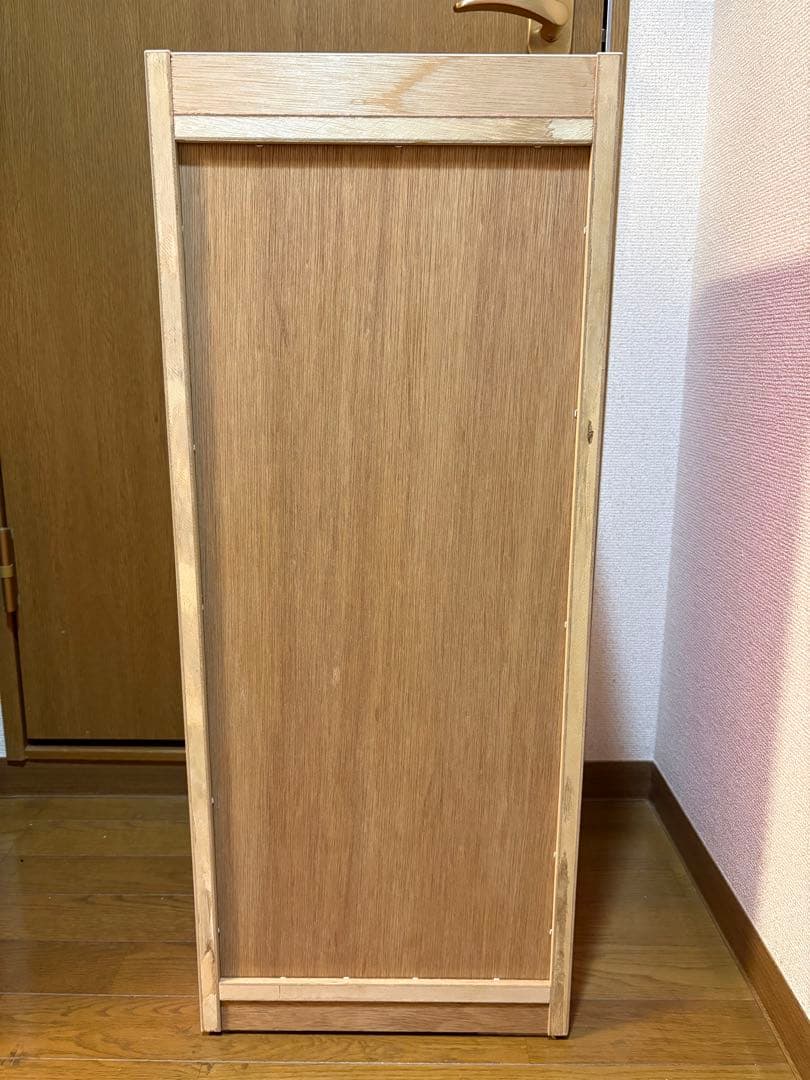 昭和レトロ　オレンジ色の5段棚