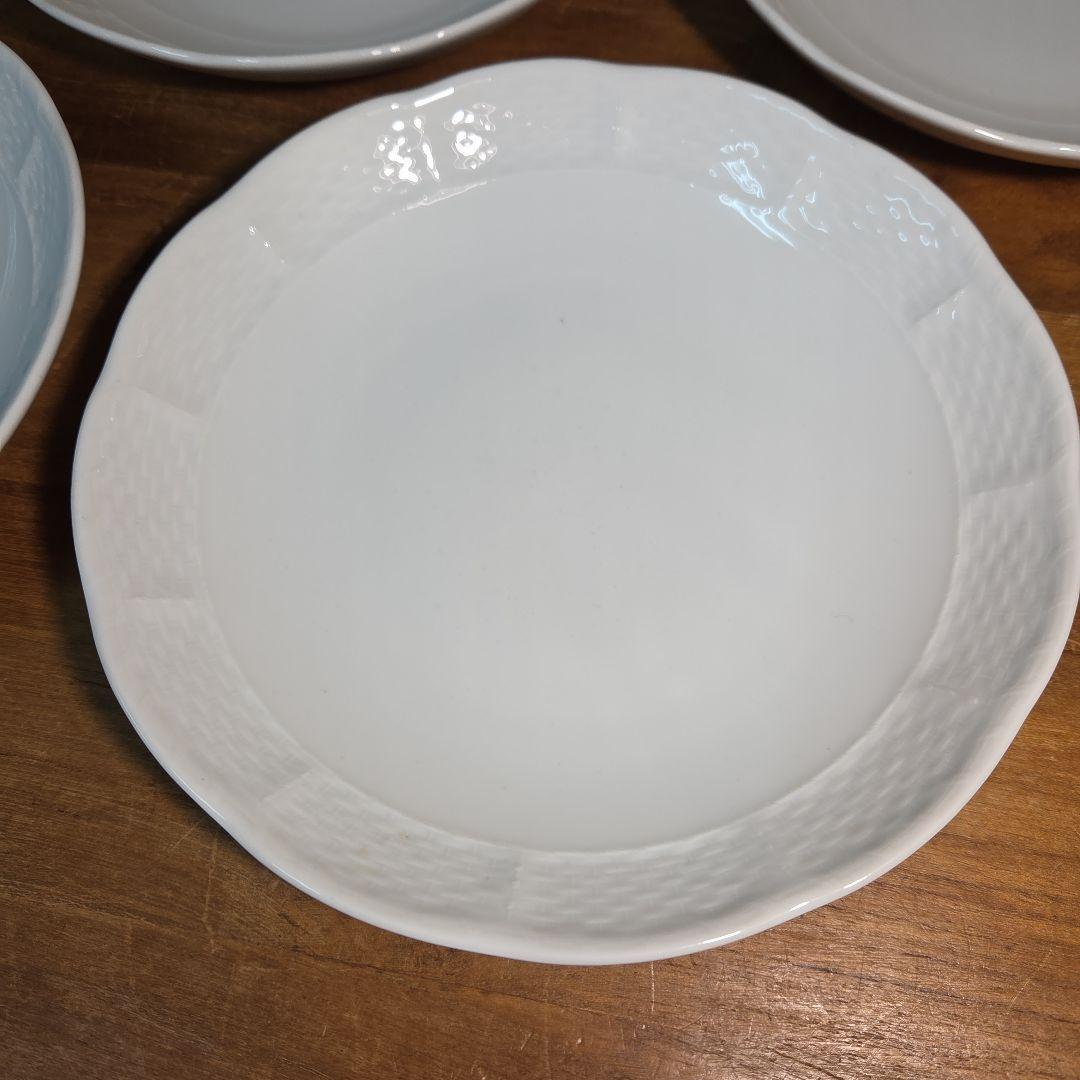 【5枚セット】リチャードジノリ ベッキオホワイト スーププレート 19cm