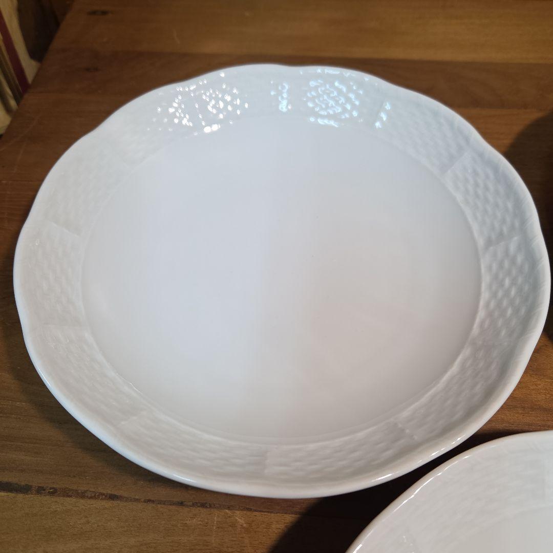 【5枚セット】リチャードジノリ ベッキオホワイト スーププレート 19cm