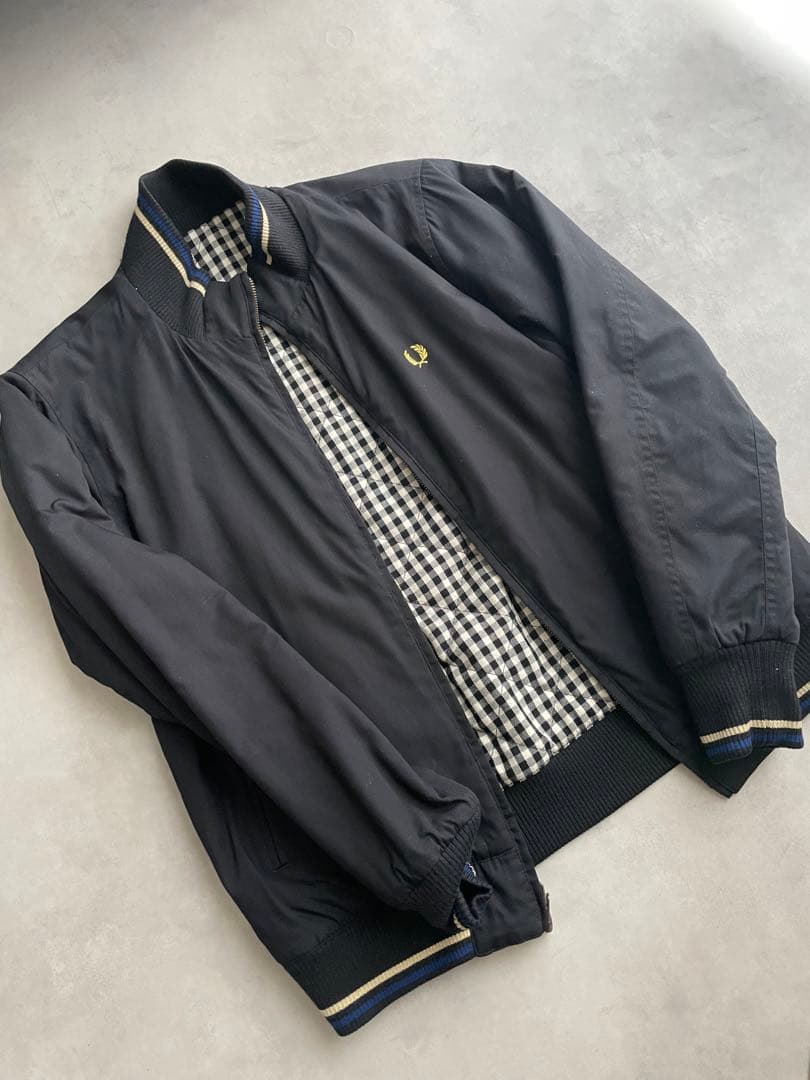 フレッドペリー リバーシブル キルティング ブルゾン