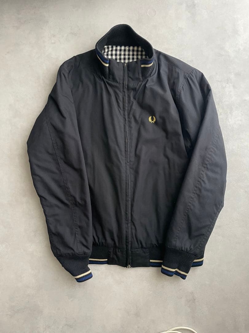 フレッドペリー リバーシブル キルティング ブルゾン