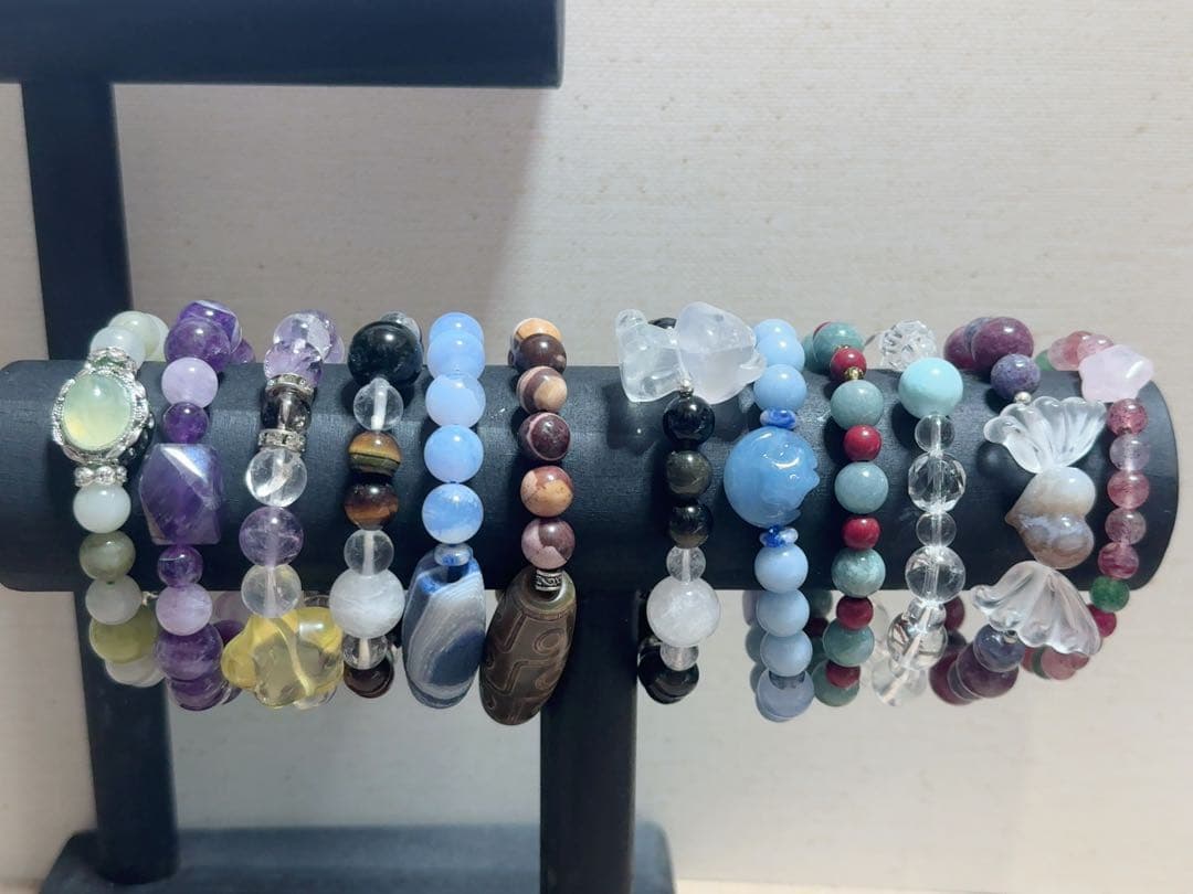 天然石 デザインブレスレット 12本 まとめ売り