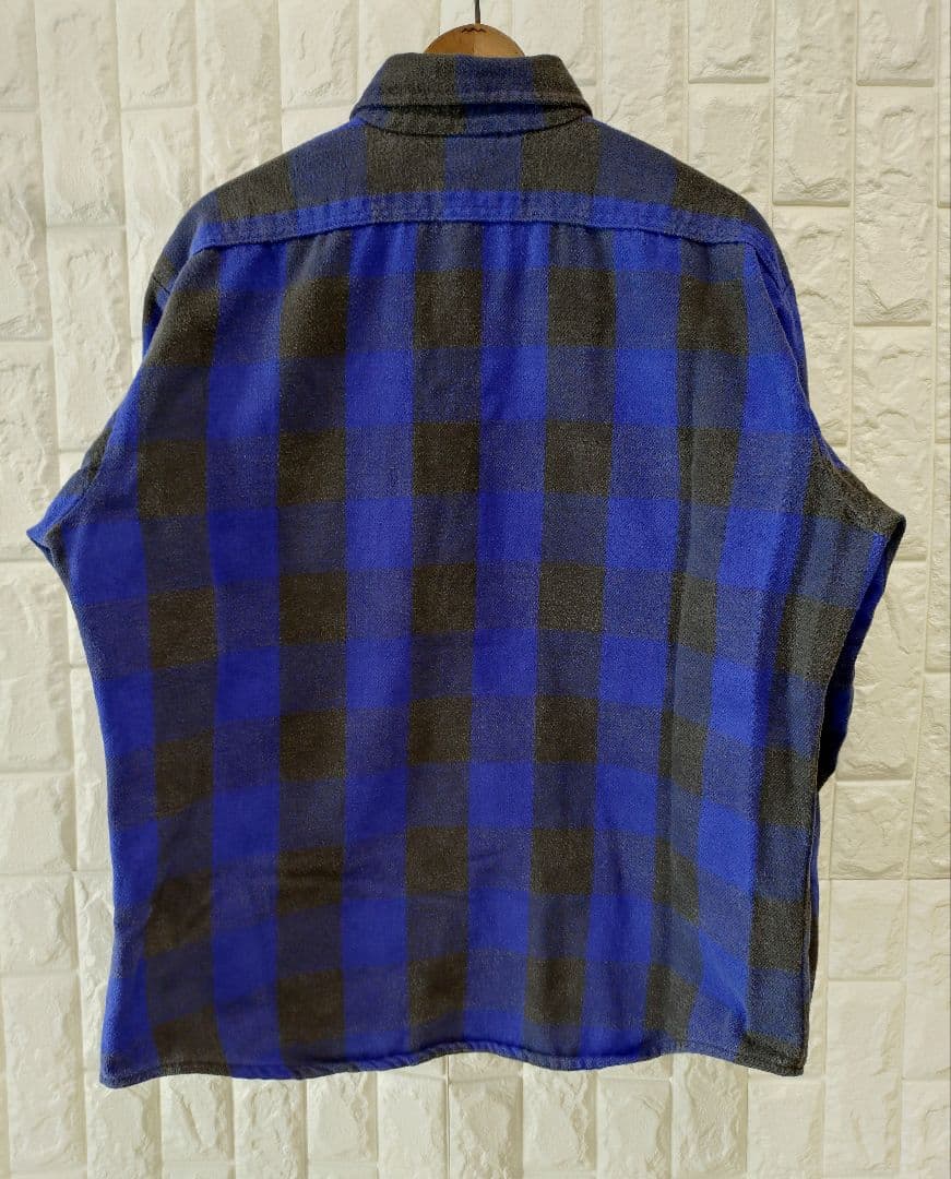 70sヴィンテージUSA製FiveBrotherファイブブラザーヘビーネルシャツ