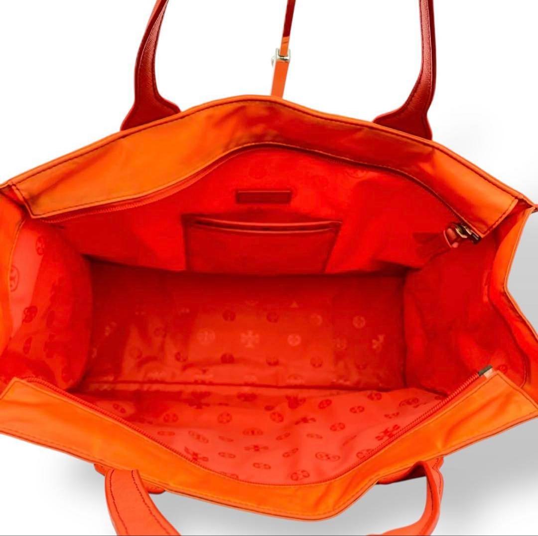 【美品】 Tory Burch オレンジ トートバッグ 希少