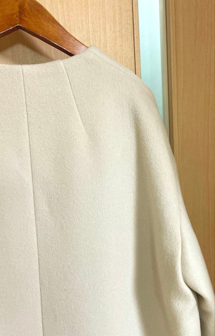 ☆美品☆ イエナ 定価48,400円 MANTECOノーカラーコート　38