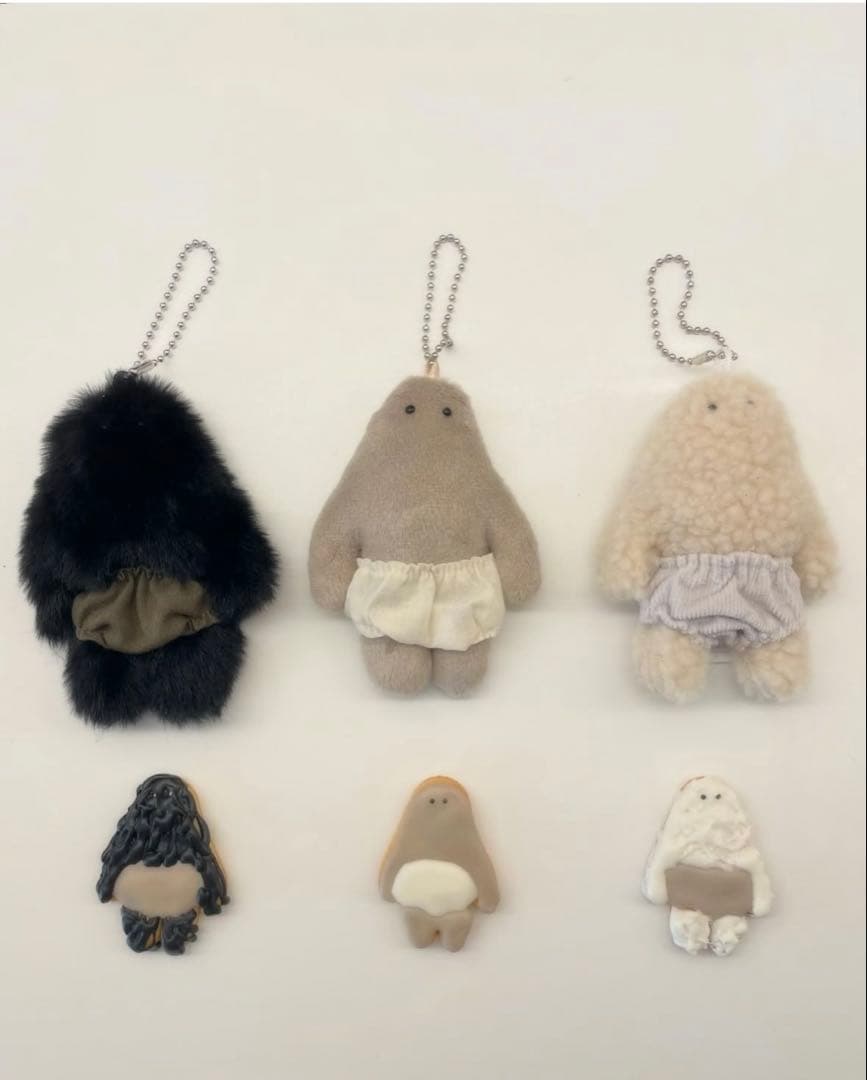 お値引き不可 おぱんつ君 キーホルダー 3組セット